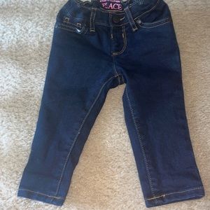 Dark Denim Baby Girl Jeans